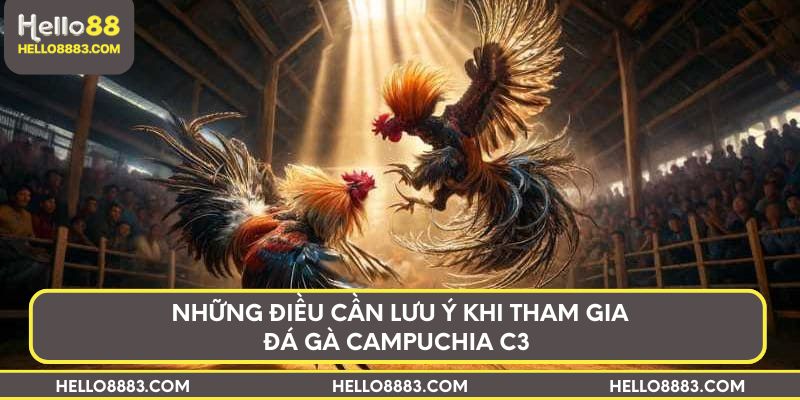 Những điều cần lưu ý khi tham gia đá gà Campuchia C3