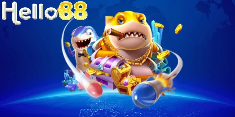 Đồ họa của sảnh cược bắn cá HELLO88 vô cùng sống động